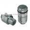 integrated flat face cartridge quick couplings suitable for hydraulic multiconnections and manifolds