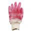 Red Oil Resistant Chemical  Glove PVC Chemical  Gloves Safety Work Gloves