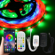 Amazon hot selling smart Infrared Blue tooth Music control Flexible SMD 5050 24keys Digital RGB LED Strip Light Kit