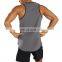 men's plain blank muscle gym vest stringer bodybuilding weightlifting tank top