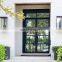 black exterior front storm gate anti rust simple grills french design entry contemporary wrought iron glass doors
