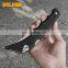 Black handle fish pattern fish fillet knives with customized logo stainless steel outdoor sports fishing knife