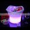 LED Ice Bucket Multiple Capacity Custom Logo Champagne Wine Drinks Beer Bucket Modern Home LED Glowing Led Rechargeable Cooler