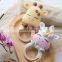 Handmade Crochet Unicorn rattle/teether and pacifier clip Set Baby Gift Doll Kid's Toy Vietnam Supplier Cheap Wholesale