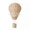 White Rattan Hot Air Balloons Hanging Decor Cheap Weave Wicker Nursery Decor Wholesale