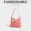 Women's large capacity simple bucket bag fashionable shoulder handbag