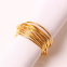 Rose Gold Silver Black Colored Metal Dinner Wire Napkin Rings Holders for Hotel Restaurant