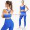 Plus Size 2 Piece Workout Outfits Ribbed High Waist Sexy Yoga Sets Two Mile Wear pants set