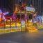 Large outdoor amusement equipment theme park kids train ride electric chicken run track train