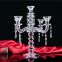 Factory Supply New Design Table Top Hanging Crystal Beads Crystal Chandelier Lighted Wedding Centerpiece