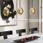 Eclatant Grand Pendant Brass Simple Modern k9 Crystal Glass Ball LED Chandelier For Living Room Restaurant Kitchen Hotel