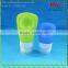 38ml 60ml silicone bottles with sucker for hand soap/shampoo, reuse silicone travel bottles