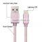 Wholesale OEM 6FT Braided For iPhone 5 Charger Cable Original rose gold