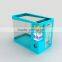 2015 new products crystal clear glass oval coffee table fish tank aquarium with low price