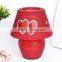 Red Glass Votive Shade Lamp Candle Holder for Wedding