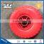 CHINA Solid Wheelbarrow 2 Wheels Flat Free Wagon Wheel Small PU Foam Wheel 4.10/3.50-4