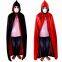 Halloween Vampire Cloak Reversible Cosplay Cape Witch Cape Magician Costumes Adult&Kids