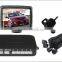 3.5inch lcd car monitor parking sensor camera with 4 waterproof sensors