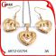 Most Selling Products Italian 316L Stainless Steel Jewelry Gold Plated Sets