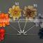 Brooch Flower for Men Suit Floral Lapel Pin of Multilayer Handmade Fabric Brooches