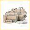 Wholesale Fashion 7 Colors Multifunctional 5pcs/set Microfiber Adult Baby Diaper Bag                        
                                                                                Supplier's Choice