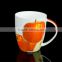 bone china fruit porcelain mug, light weight ceramic coffee mug,tea mug