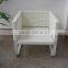 Leisure garden furniture white outdoor rattan sofa set furniture