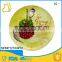 high quality printing 10" round shape melamine dinner plates