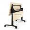 Office Meeting Training Folding Table With Wheels Computer Desk