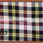 48.4%polyester New style 101, green black check cotton shirt flannel fabric