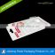 sliding card plastic blister hardware packaging with printed card