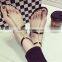 Professional women sandals 2015 flat high quality latest ladies flat sandals with CE certificate XT-DA0736