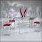 Tri Leg Acrylic Table / acrylic coffee table / acrylic consoloe table / acrylic display table