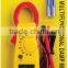 China Factory Professional digital clamp meter with test probe and LED light