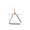 Metal Musical Instrument Triangle Percussion, High Quality Childlike Triangle Musical Instrument