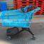 Pure Plastic Hot Sale Wire Shopping cart with chair