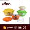 colorful printing stainless steel hot Fresh pot with handle
