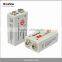 Soshine NI-MH Battery 9 Volt 9V NIMH Rechargeable Battery 350mah from China manufacturer
