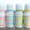 oem diller leakproof portable rainbow pinstripe stainless steel flask