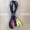 High quality hot selling 3.5mm to 3 RCA audio cable