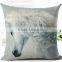 Woven Linen Horses Style Cushion Cover Sofa Car Office Home Decorative Pillows Case Horse Pattern Printing