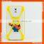 yellow cartoon characters bumper phone case,universal hot selling silicone mobile phone case 3d silicone phone case