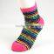 Socks fluffy socks lady winter socks slip socks colorful stripe cozy socks