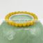 Fine quality bright yellow color simple originality stone bracelet