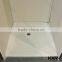 Acrylic solid surface white marble shower tray, solid surface shower base