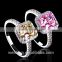 wholesale 925 sterling silver fashion jewerly couple rings engagement wedding rings