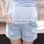 d83215f 2016 summer fashion women hole jeans shorts for pregnant