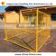 Powder Coated welded temporary fence for Canada with yellow colour (ISO:2008,direct manufactory )