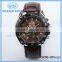 Fashion men sport watches with big leather strap