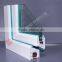 plastic frame material pvc windows, swing open style upvc window, upvc profile
